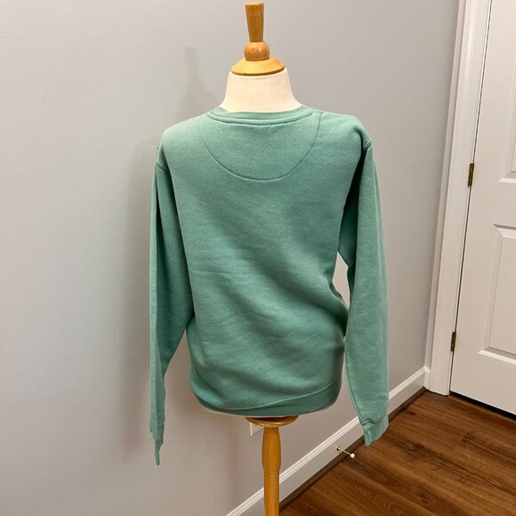 Wear the Peace ‘HUMAN’ Crewneck Aqua Sweatshirt Size M - Picture 8 of 11